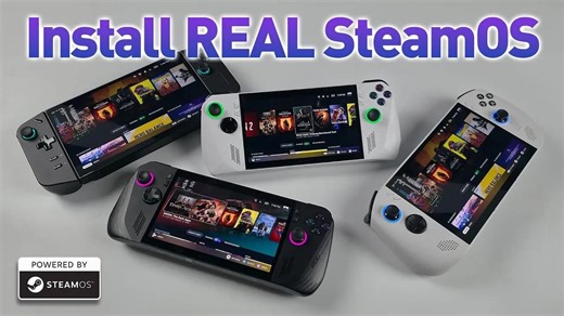 如何在ROG Ally、Legion GO和其他设备上安装原生SteamOS！ | 作者：ETA PRIME