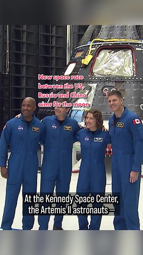 A new space between the US, Russia and China is heating up and it's all focused on the moon. Here's the latest from NASA and its Artemis II astronauts. #news #nightlynews