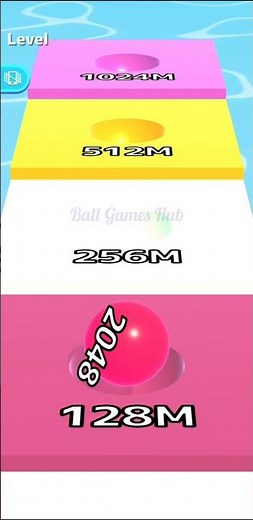 INSANE 2048 MERGE 🌈💥 | Ultimate Run in Ball Run Infinity ♾️🔥 #shorts