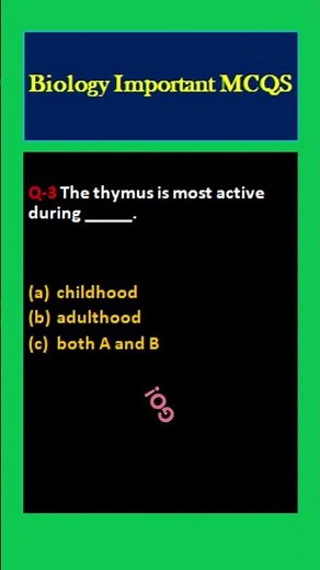 Endocrine System || MCQS -14
