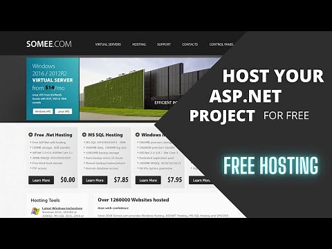 How to host your Asp.net project for free | Free Web Hosting for Asp.net with Sql Server Database