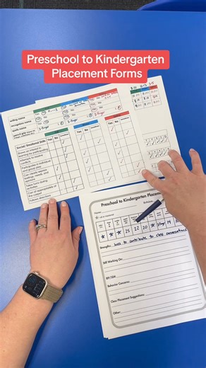 This video shows how I fill out a preschool to kindergarten placement form, streamlined for efficiency and relevance. We previously used a lengthy form covering all preschool standards, but discovered that kindergarten teachers weren't using it. So, we consulted with them to determine what's most important. Now, we focus on key areas like letters, numbers, shapes, and colors, along with sections for strengths, areas for improvement, IEPs, behavior concerns, class placement, and other relevant in