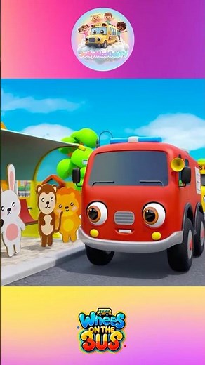 🚍 [1 MINUTE LOOP] Wheels on the Bus Sound Variations Remix 🎶 | Sing Along Version | JollyMixKidsTv
