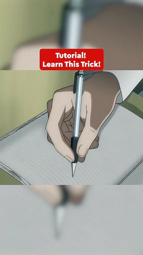 Light Yagami's Full Tap Pen Trick Tutorial | Death Note Anime