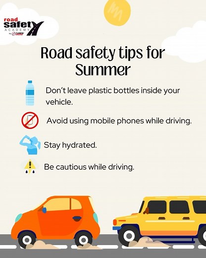 Another day, another road safety tips! With the summer heat hitting 40 degrees, keep in mind these helpful tips to keep you and your vehicle safe. To learn more about driving and vehicle do’s and don’ts, contact us at trs.inquiries25@gmail.com #RoadSafety #SummerSafety #DefensiveDriving | Tuason Racing