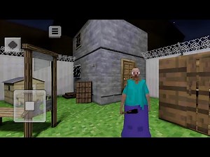 😱💯Granny Game Horror Escape Gameplay | Minecraft Granny House