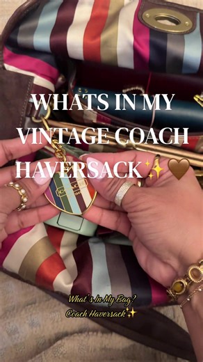 What’s Inside My Vintage Coach Haversack?