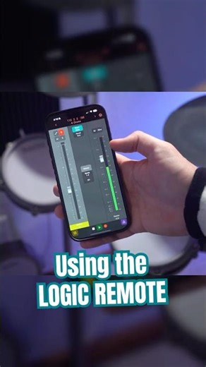 Control Logic Pro From Your iPhone with Logic Remote #logicprox #shorts #musicproduction #logicpro