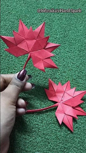 🍁✨ DIY maple leaf craft making tutorial #diy #viral #craft #mapleleaves #tutorial