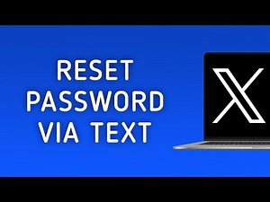 How To Reset Password Via Text On X Twitter On PC