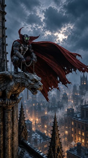 Spawn quote: “I am the judge, the jury, and the executioner.” — AI art vibes