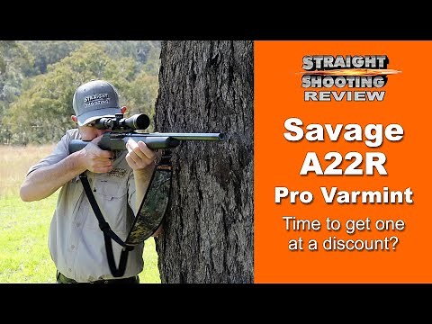 Review: Savage A22R Pro Varmint in .22WMR, a lever-release rimfire rifle at a discount