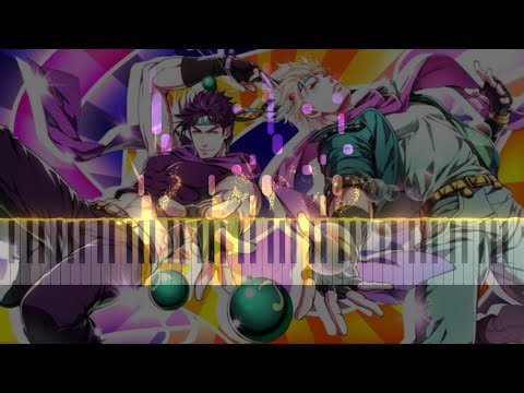 Jojo's Bizarre Adventures Bloody Stream Synthesia Midi Piano Tutorial & Download