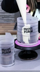49K views · 342 reactions | ‍ Attention cake decorators! Want to create a jaw-dropping wedding cake in record time? Check out our latest video featuring the Frost form 5" and 7" kit!  Impress your clients with a perfect tiered cake and focus on the details that matter.  Watch the video now and become a time-saving cake decorating pro! Don't forget to tag us in your creations!  Order Worldwide  Free shipping available, link in bio  | Frost Form | Facebook