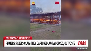 Rebel group claims it captured towns and outposts from Myanmar military