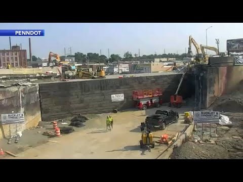 ROAD TO REOPEN: Timelapse video shows progress to repair collapsed stretch of I-95 in Philadelphia