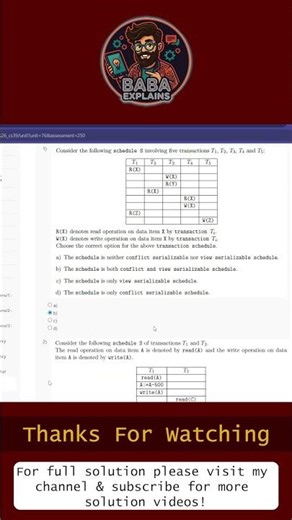 Data Base Management System Week 7 Assignment Answers 2026 | NPTEL | Baba Explains | #nptel #swayam
