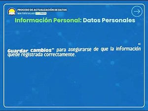 ACTUALIZACIÓN DE DATOS - EDUFÁCIL || PREMATRÍCULA 2026