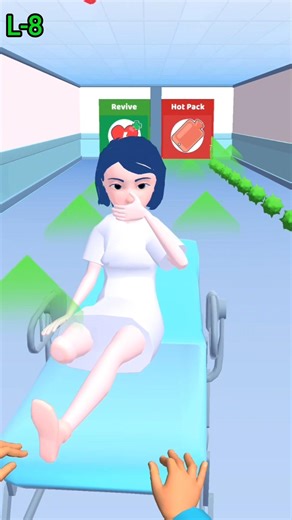 Hospital Strecher Emergency Run #8 #shorts #games