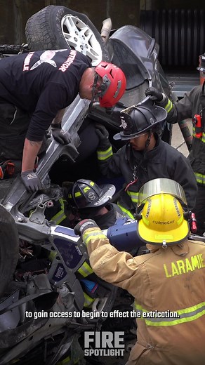 In this heavy-lifting training, firefighters use Paratech Fire & Rescue Equipment struts to create space for firefighters to extricate an over-turned vehicle pinned by jersey barriers. #firefighting#firefightingteam#fireteam#firefighterlife#firelife#firefighterlifestyle#firefightertraining#firefightingtraining#firetraining#firerescue#firerescuer#emergencyfire#emergencyrescue#nextlevelextrication#extrication#extricationtraining#vehicleextrication#vehicleextricationtraining#triangularlift#paratech
