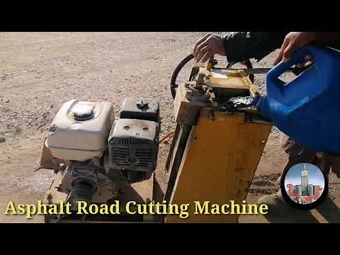 How A Work Asphalt Road Cutting Machine | Road Cutting Machine | Asphalt Cutter? ~CivilWork.