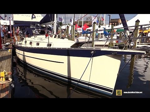 2016 Seaward 32 RK Sailing Yacht - Deck and interior Walkaround - 2015 Annapolis Sail Boat Show