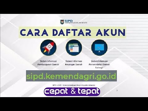 CARA DAFTAR AKUN SIPD KEMENDAGRI