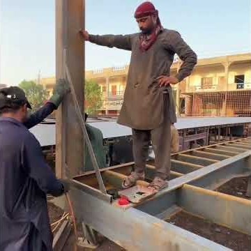 How to Build a Truck Trailer Using Just 2 I-Beams | Amazing Semi-Truck Manufacturing Process