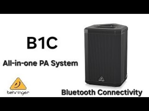 Behringer B1C All-in-one Portable PA System with Bluetooth Connectivity.