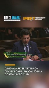 13 reactions | Our bill (Density Bonus for Affordable Housing, AB 2560) to make is easier to build affordable homes near the coast has passed through another committee. | David Alvarez | Facebook