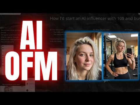 How I'd Start an AI Influencer With 10$ And Busy Life | AI OFM