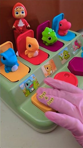 Happy Little Dinosaurs play! ASMR MYSTERY UNBOXING #shorts #shortvideo #viralvideo #viralshorts ❤️$#