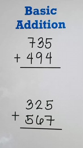 2.2K views · 13 shares | ℹ️ Basic Addition Tutorials ℹ️ #math #mathematics #mathtricks #MathTricksTutorial #maths #mathtrick #mathtutorial #basicmath #basicmathreview #viral #trending #educational #mathshortcut #mathhacks #tutorial #lovemath #mathematicstutorial #mathreview #reels #reelsvideo #reelsviral #reelsfb #fyp #foryou | Math Tricks Tutorial | Facebook