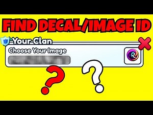 2025 version How to Make and Find a DECAL or IMAGE ID in Roblox