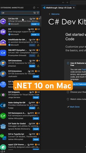 .NET 10 on Mac #csharpprogramming #macos