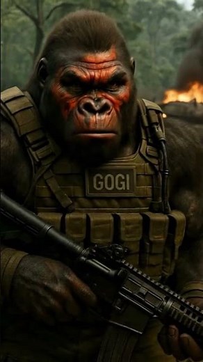 GOGI The Gorilla Soldier | Epic Jungle War Battle Cinematic