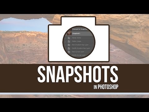 How to use Snapshots in Photoshop