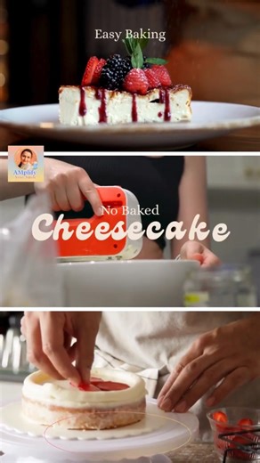 Easy Homemade Cheese Cake Recipe in second🍰#shorts #cake #dessert #amplifyyoursmile