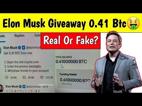 Elon Musk Free Bitcoin Giveaway | Get 0.041 Btc From Me | Elon Musk Btc Withdrawal | Real or Fake?
