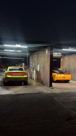 C6 Corvette & 2012 SRT8 Charger 🔥 #dodge #srt #corvette #c6 #mopar #ls #chevy