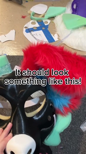 How to make floppy fursuit ears (REUPLOAD) #cosplay #furry #fursuitmaking #tutorial #fursuitmaking
