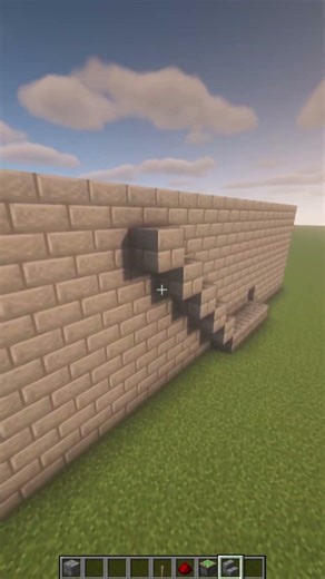 Minecraft Redstone Hidden Staircase #minecraft #redstone #capcut