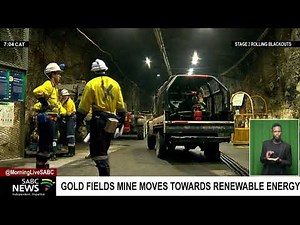 Gold field mine moves towards renewable energy
