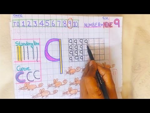 Let's Learn the Number 9! Fun Nursery Lesson for Kids PART - 1