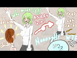 Angry girl poops in her panty anime 【who made this chicken】