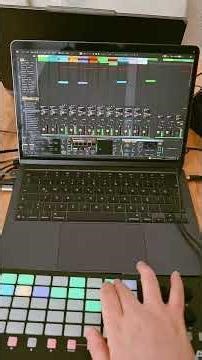 Techno in Ableton Live with Akai APC key 25 #technojam #liveperformance