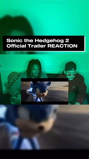Sonic the Hedgehog 2 Official Trailer REACTION #shorts #sonic #reaction