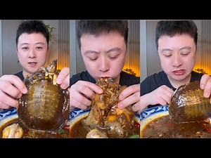 Spicy Soft-Shelled Turtle Mukbang🐢 | Eating 500 Grams of Rich and Flavorful Turtle Meat🔥