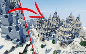 【我的世界】延时摄影 | 建一个冰雪神庙 - How to Build an EPIC Ice Temple in MINECRAFT