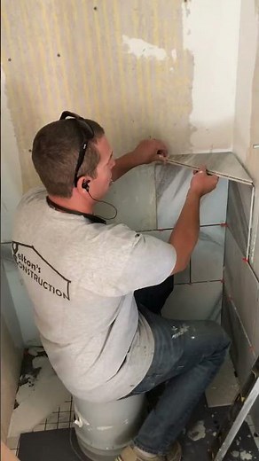Hack on how to easily install soap dish into tile shower for less than $5